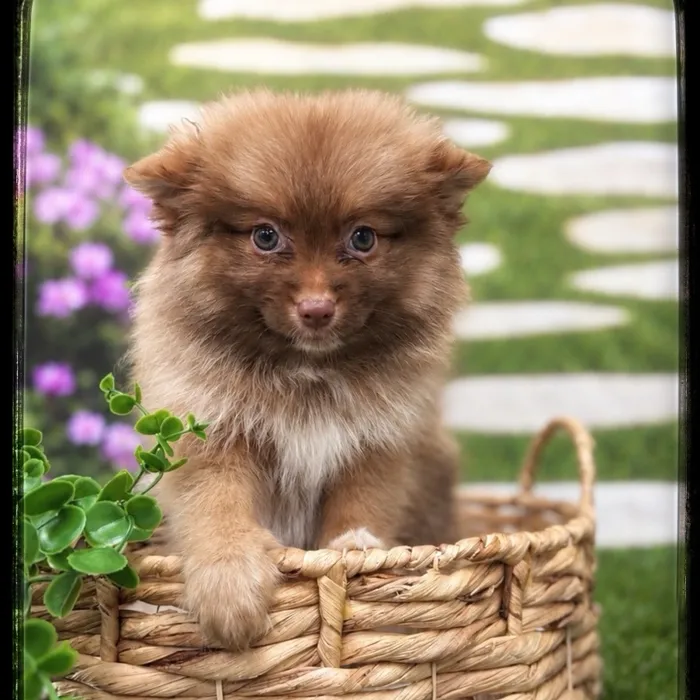 Male Pomeranian puppy named Buck for sale at Idaho Puppy - Coeur d'Alene.